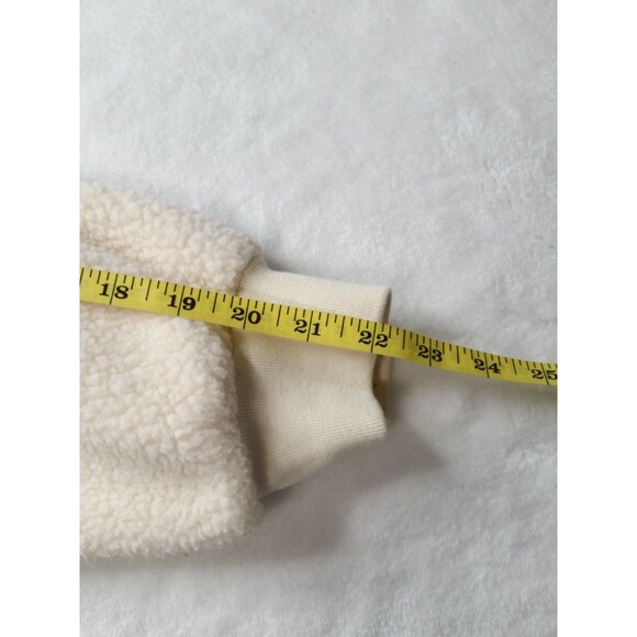 Women's Madewell Sweater Fleece Ivory  Hoodie Sweatshirt Size S Small Nc609 - Picture 8 of 9